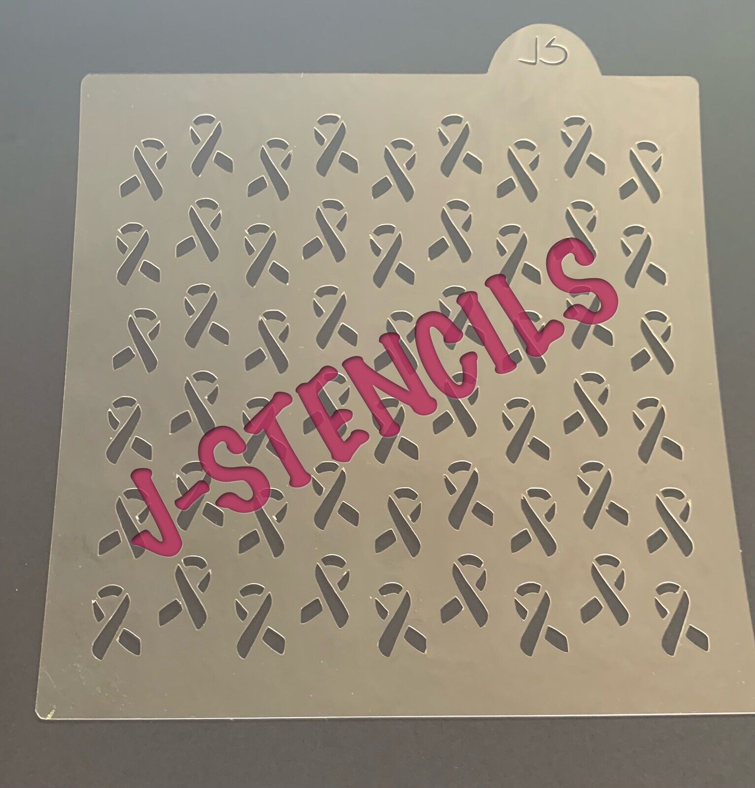 Awareness Ribbons Cookie Stencils - By J-stencils