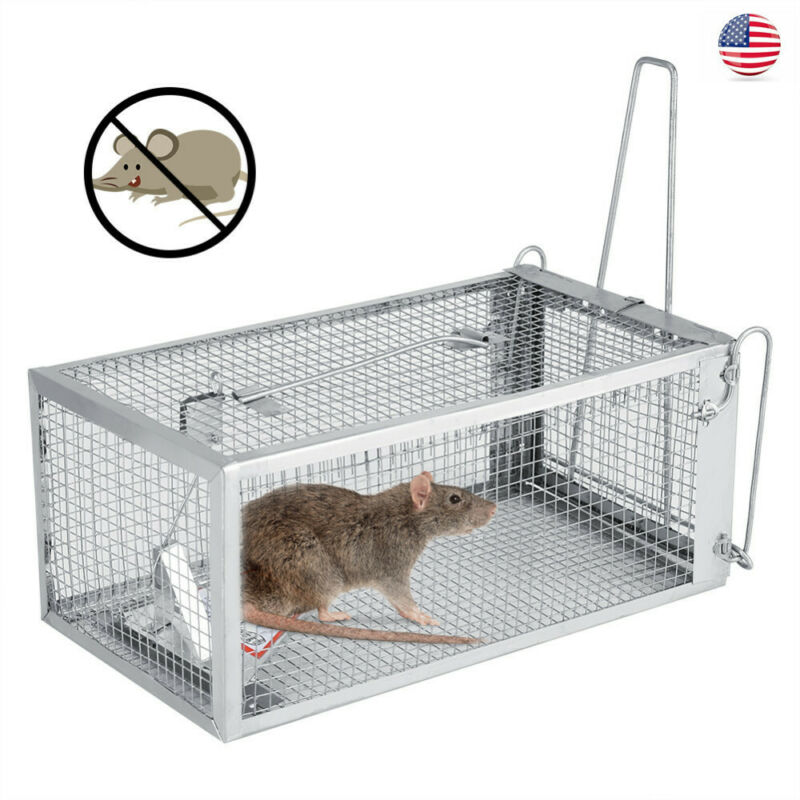 Large Live Humane Cage Trap for Squirrel Chipmunk Rat Mice Rodent Animal Catcher