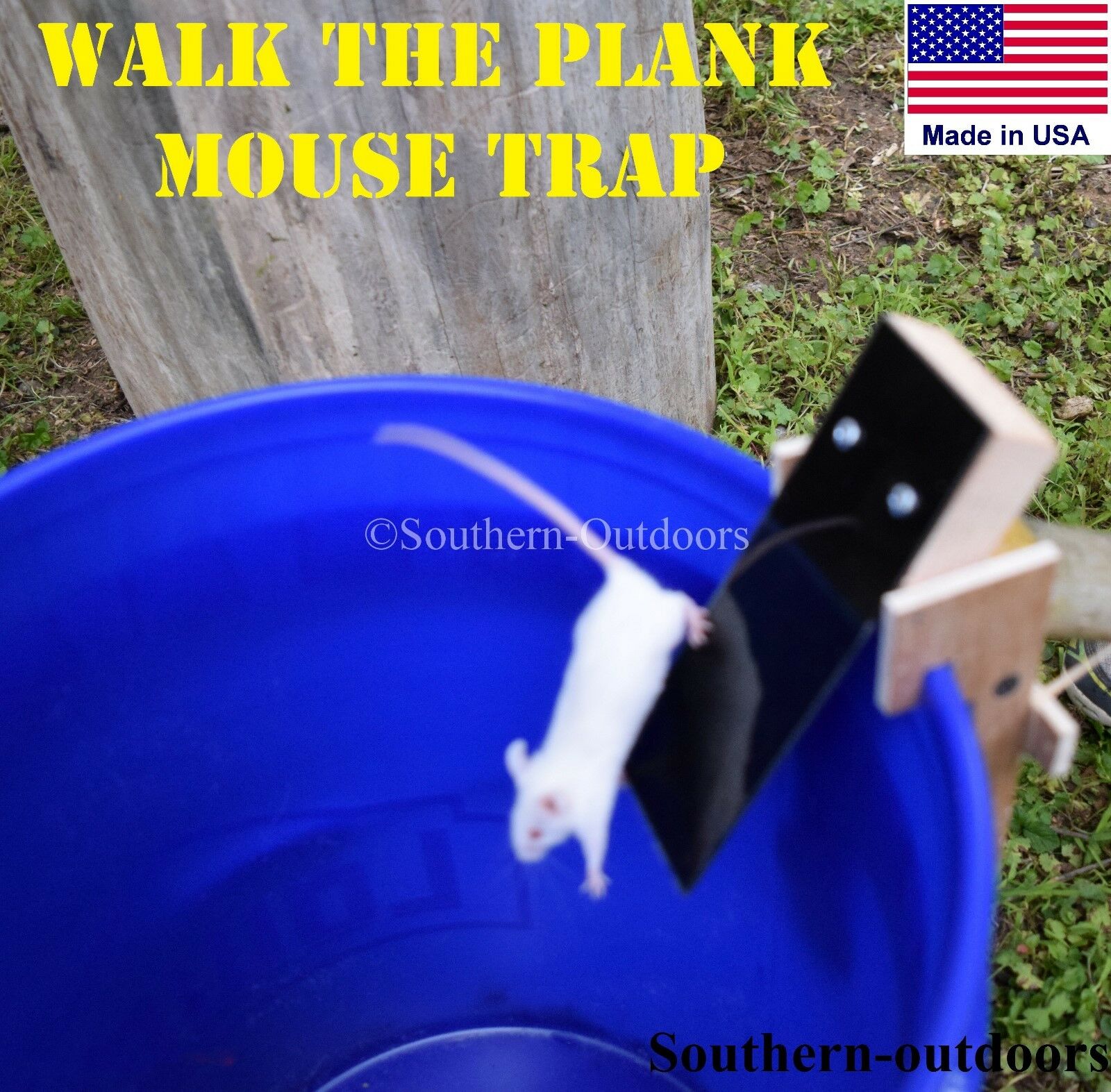 Original Walk The Plank Mouse Trap - Auto Reset - Usa Made