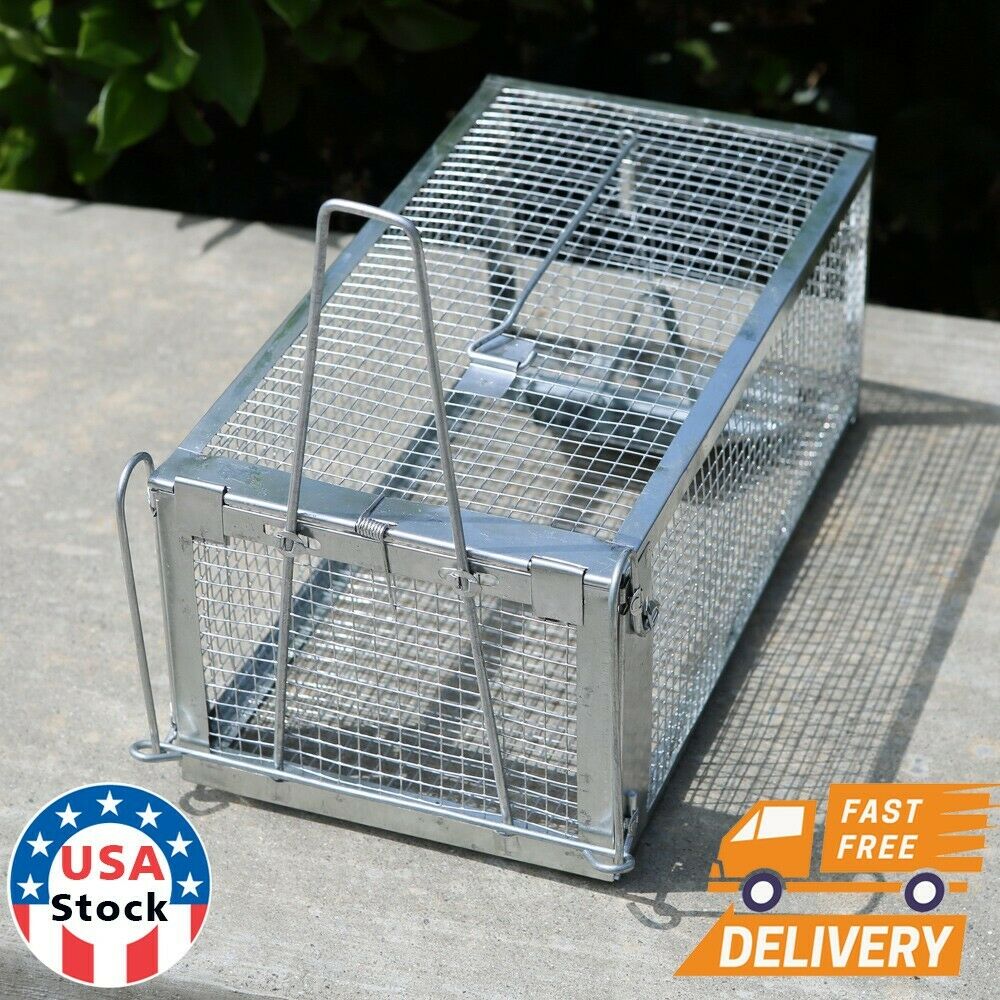 Rat Trap Cage Small Live Animal Pest Rodent Mouse Control Catch Hunting Trap