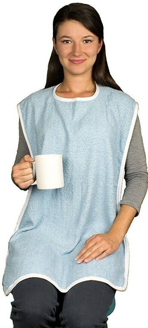 Long Length Adult Bib X Large 18 X 35 Clothing Protector Super Absorbent