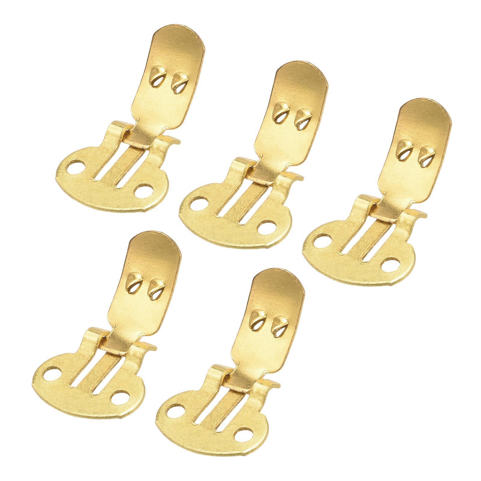 Blank Shoe Clips 24mm X 14mm Iron For Diy Crafts Decoration Gold Tone 20 Pcs