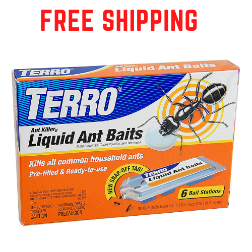 Terro 300 Liquid Ant Killer Bait Stations Traps (Pack Of 6 Stations)