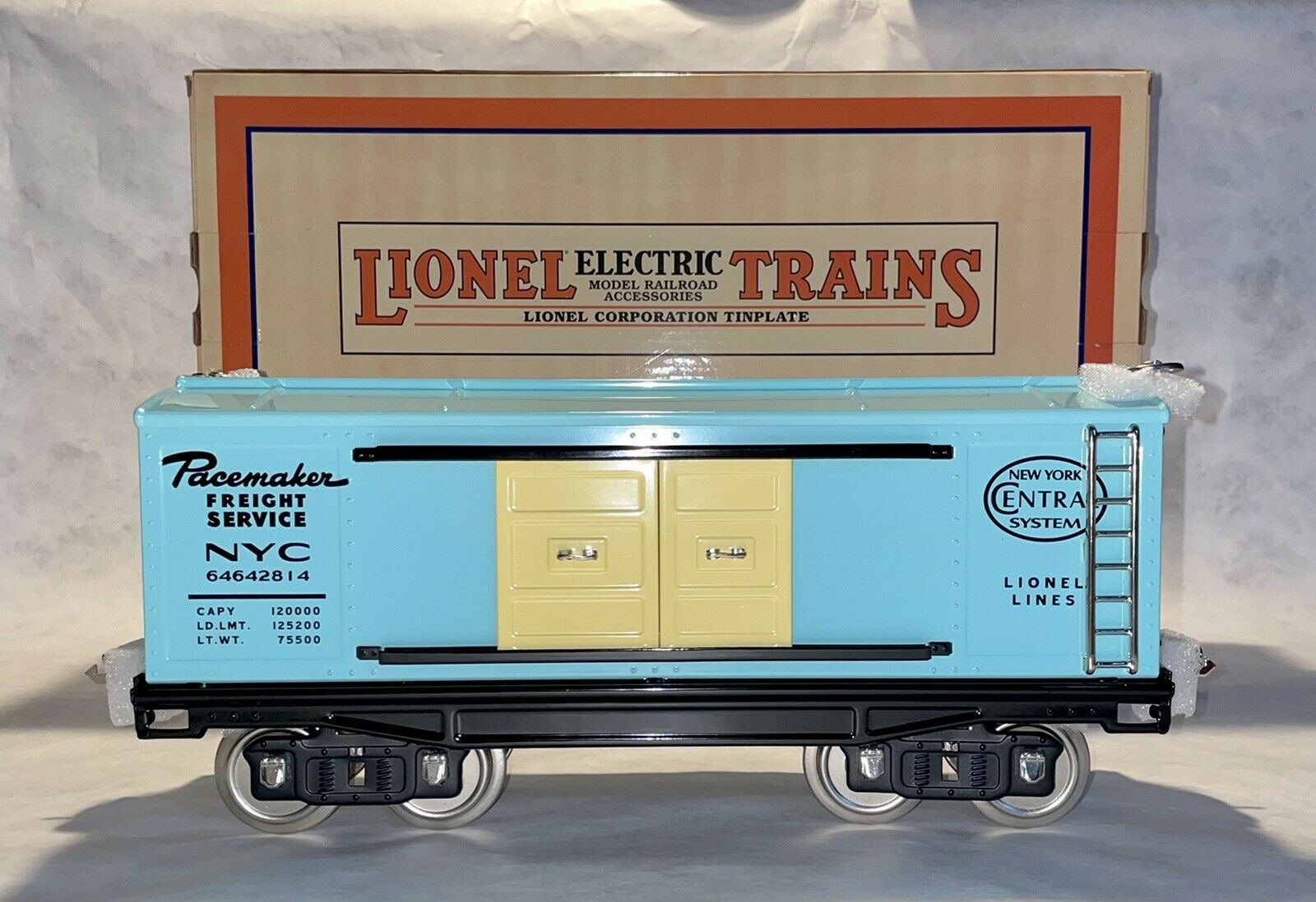 MTH 11-30154 Lionel Corporation Tinplate Standard Gauge 214 Box Car NYC (Girls)