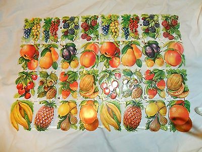 Vintage Decopaper - 12 fruits
