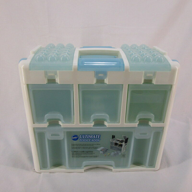 Wilton Ultimate Tool Caddy Cake Decorating Organizer W/ Icing Color Drawer